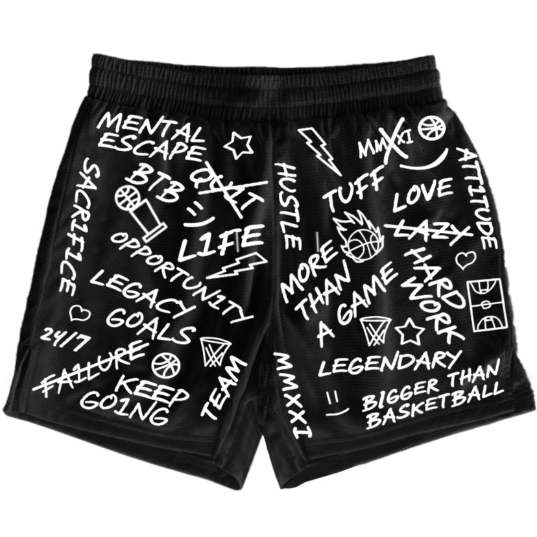 Emotions - Shorts - Black